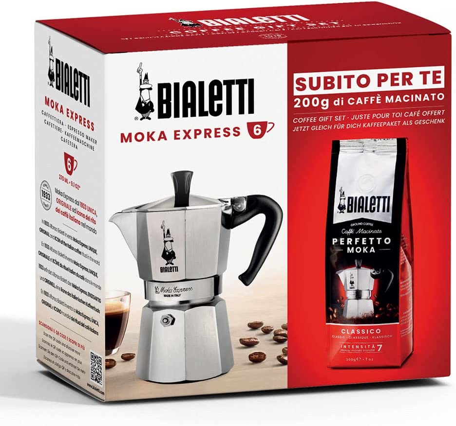 Bialetti Moka Express Espresso Maker – Piazza Mercanti