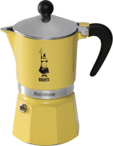 Bialetti Rainbow Italian Moka Espresso Coffee Maker 3 Cups Primavera Collection