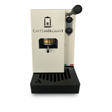 Caffe Mercanti ESE Pod Espresso Machine, 44mm, Single-Serve Coffee Maker, 15 Bar, White