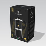 Caffe Mercanti Stovetop Moka Pot 6 Italian Espresso Cups - Limited Edition made by Bialetti