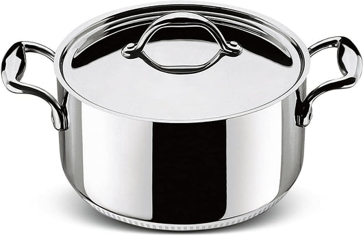 Lagostina Italian Cookware Stainless Steel 18/10 for All Heat Sources –  Piazza Mercanti