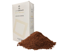 Caffe Mercanti Oro 8.8oz Italian Roast Ground Coffee Made Italy