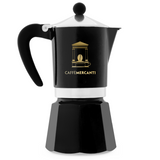 Bialetti Caffe Mercanti Black Oro 6 Cups - Limited Edition